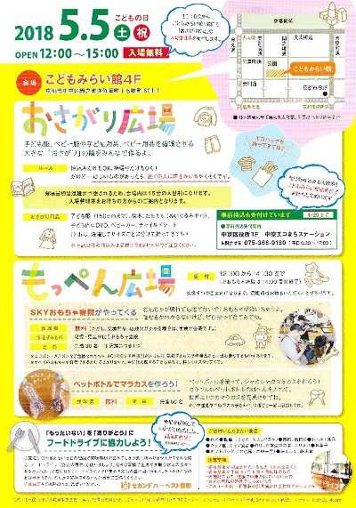 おさがり広場ともっぺん広場(裏)