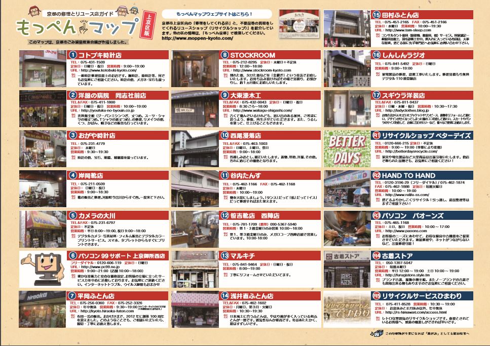 もっぺんマップ上京区版・裏イメージ